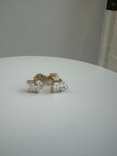 Load image into Gallery viewer, Toi et Moi Statement Stud Earrings