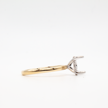 Load image into Gallery viewer, Two Tone Engagement Ring Setting