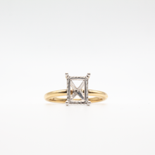 Load image into Gallery viewer, Two Tone Engagement Ring Setting