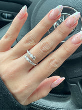 Load image into Gallery viewer, Graduated Diamond Wrap Ring