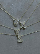 Load image into Gallery viewer, Baguette Initial Necklace
