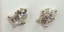 Load image into Gallery viewer, Toi et Moi Statement Stud Earrings
