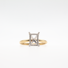 Load image into Gallery viewer, Two Tone Engagement Ring Setting
