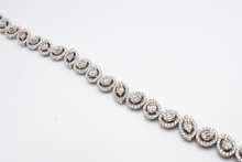 Load image into Gallery viewer, Multi-shape Halo Diamond Bracelet
