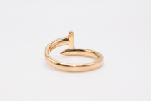 Load image into Gallery viewer, Nail Ring in 14K Gold with Diamonds
