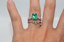 Load image into Gallery viewer, Crown Jacket Ring with Diamonds
